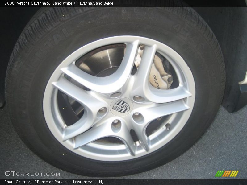 Sand White / Havanna/Sand Beige 2008 Porsche Cayenne S