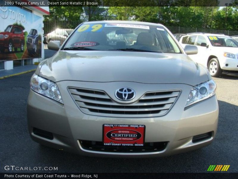 Desert Sand Metallic / Bisque 2009 Toyota Camry LE