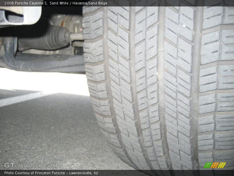 Sand White / Havanna/Sand Beige 2008 Porsche Cayenne S