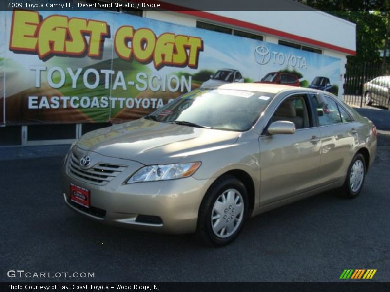 Desert Sand Metallic / Bisque 2009 Toyota Camry LE