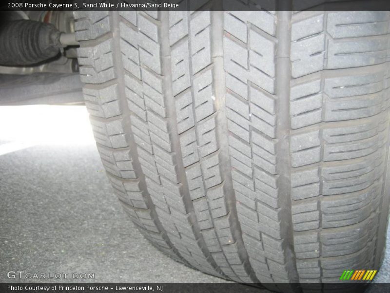 Sand White / Havanna/Sand Beige 2008 Porsche Cayenne S