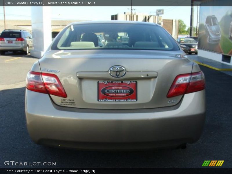 Desert Sand Metallic / Bisque 2009 Toyota Camry LE