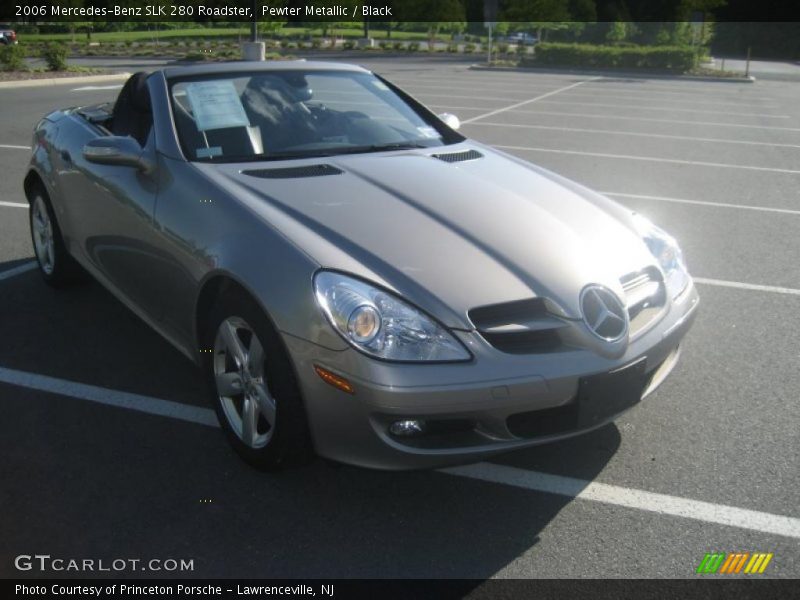 Pewter Metallic / Black 2006 Mercedes-Benz SLK 280 Roadster