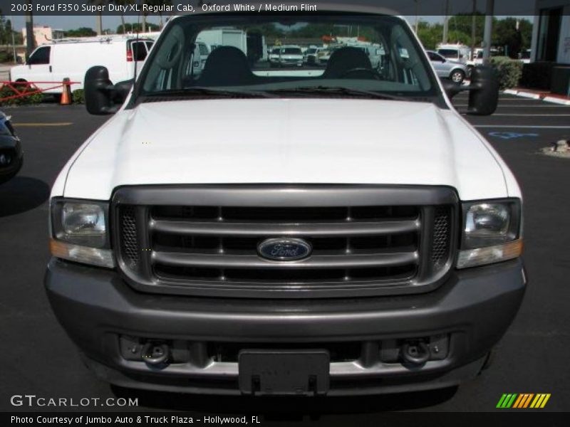 Oxford White / Medium Flint 2003 Ford F350 Super Duty XL Regular Cab