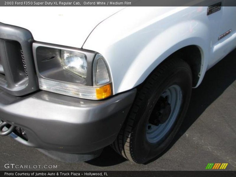 Oxford White / Medium Flint 2003 Ford F350 Super Duty XL Regular Cab
