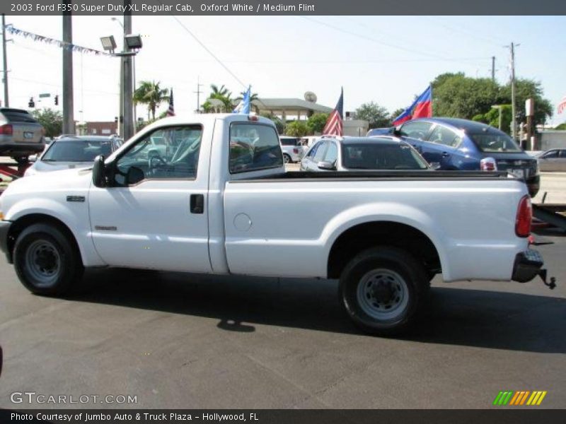 Oxford White / Medium Flint 2003 Ford F350 Super Duty XL Regular Cab