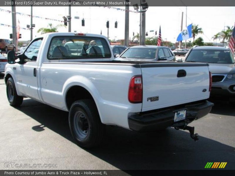 Oxford White / Medium Flint 2003 Ford F350 Super Duty XL Regular Cab