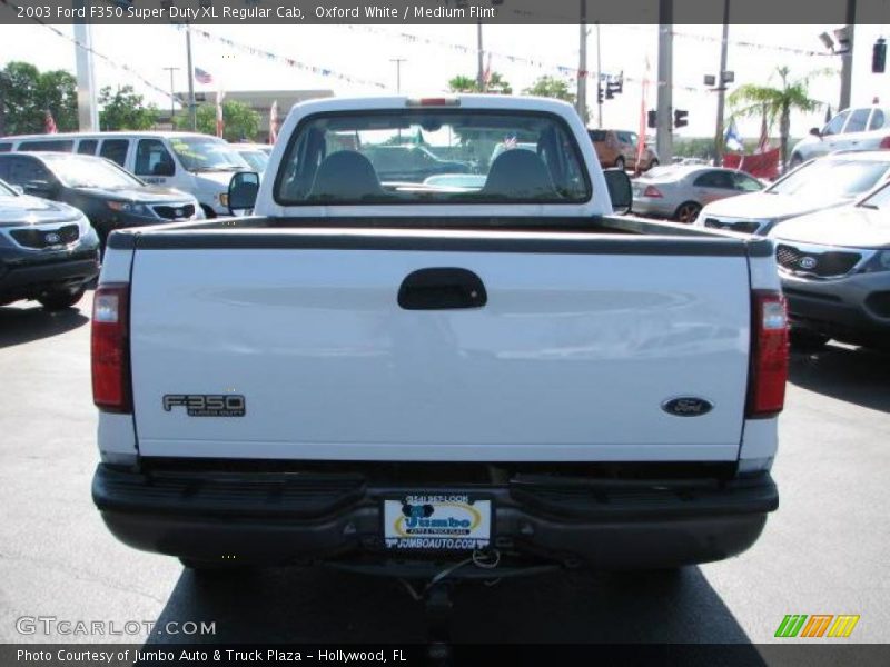 Oxford White / Medium Flint 2003 Ford F350 Super Duty XL Regular Cab