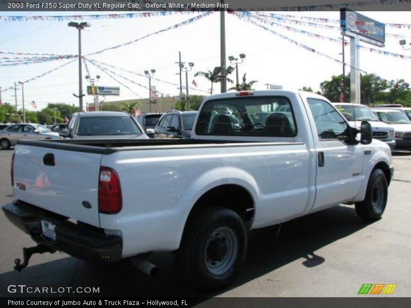 Oxford White / Medium Flint 2003 Ford F350 Super Duty XL Regular Cab