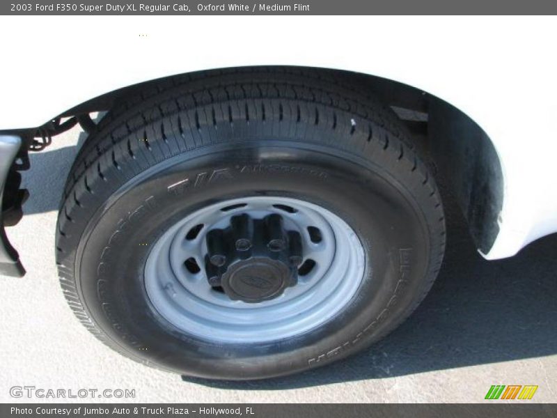 Oxford White / Medium Flint 2003 Ford F350 Super Duty XL Regular Cab