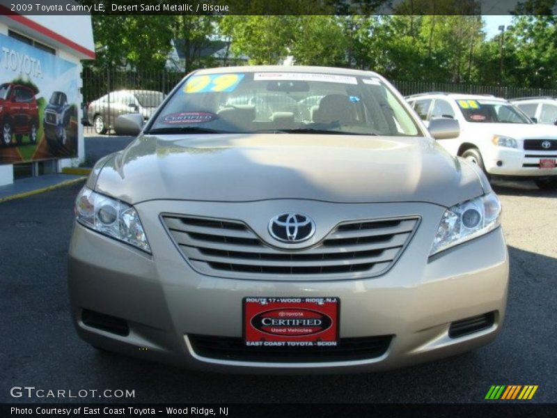 Desert Sand Metallic / Bisque 2009 Toyota Camry LE