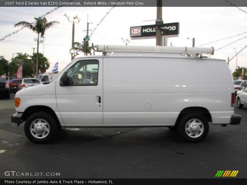 Oxford White / Medium Flint Grey 2007 Ford E Series Van E150 Commercial