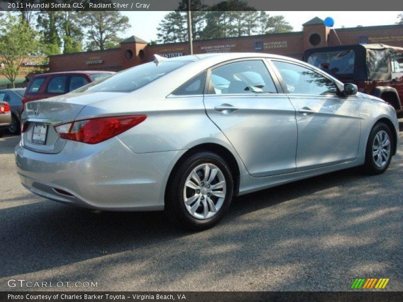 Radiant Silver / Gray 2011 Hyundai Sonata GLS
