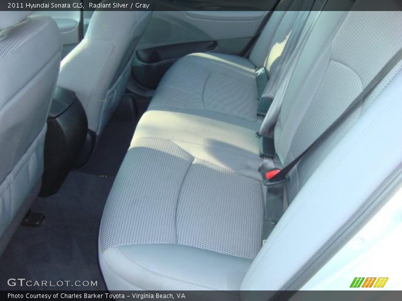 Radiant Silver / Gray 2011 Hyundai Sonata GLS
