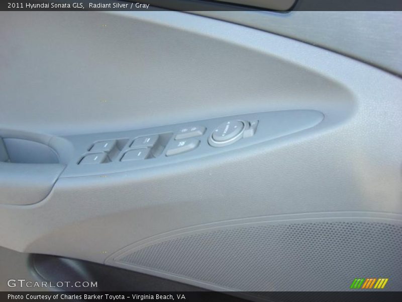 Radiant Silver / Gray 2011 Hyundai Sonata GLS