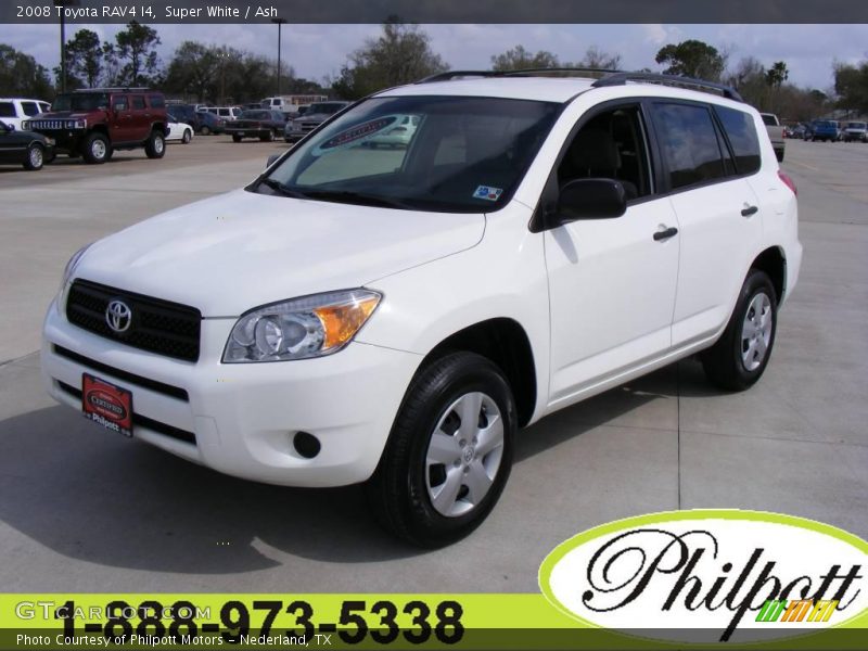 Super White / Ash 2008 Toyota RAV4 I4