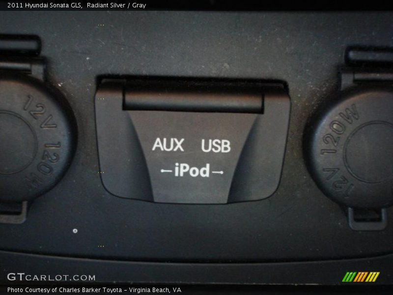 Radiant Silver / Gray 2011 Hyundai Sonata GLS