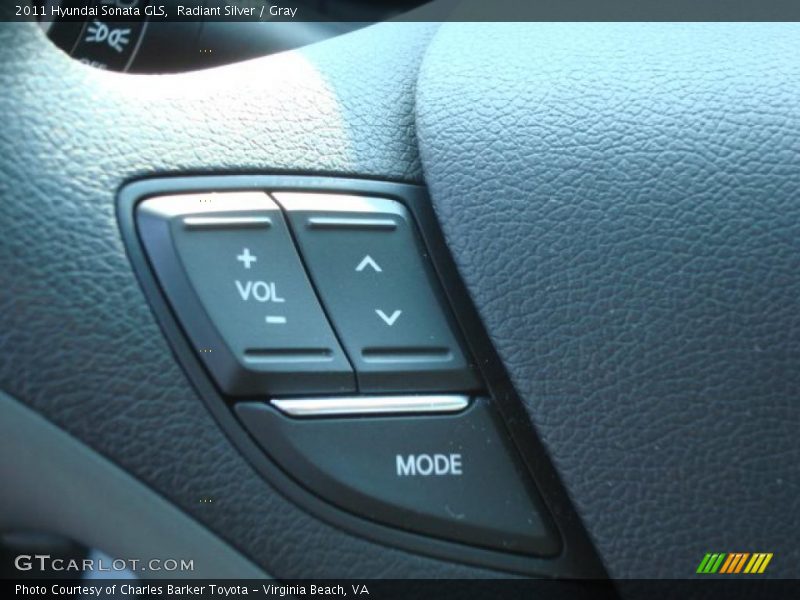 Radiant Silver / Gray 2011 Hyundai Sonata GLS