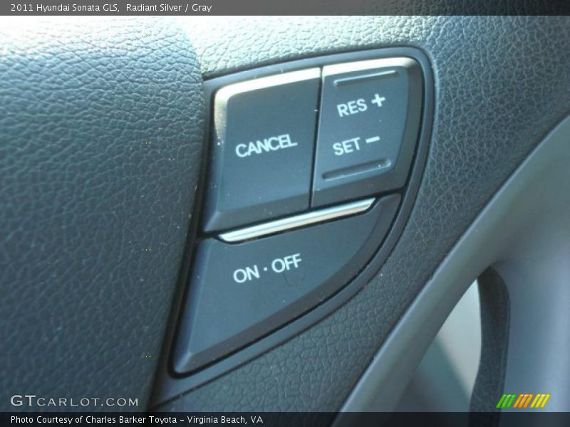 Radiant Silver / Gray 2011 Hyundai Sonata GLS