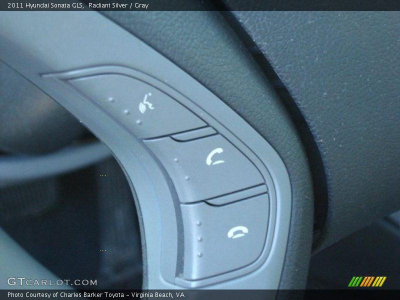 Radiant Silver / Gray 2011 Hyundai Sonata GLS