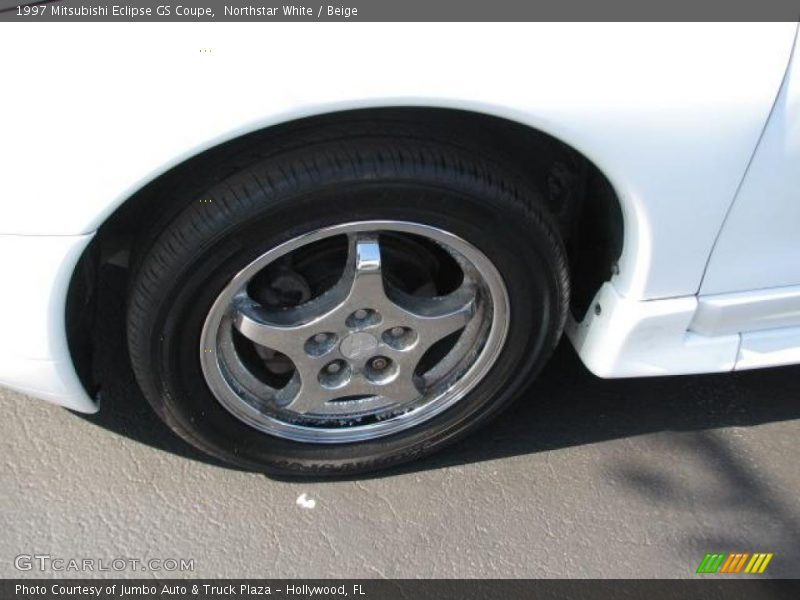 Northstar White / Beige 1997 Mitsubishi Eclipse GS Coupe