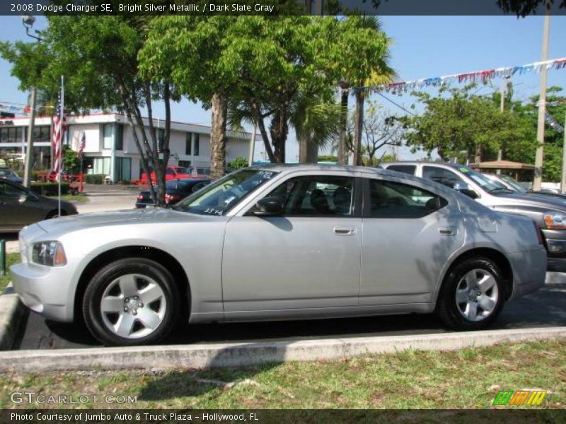 Bright Silver Metallic / Dark Slate Gray 2008 Dodge Charger SE
