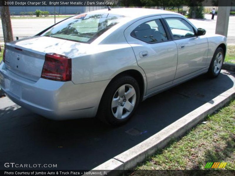 Bright Silver Metallic / Dark Slate Gray 2008 Dodge Charger SE