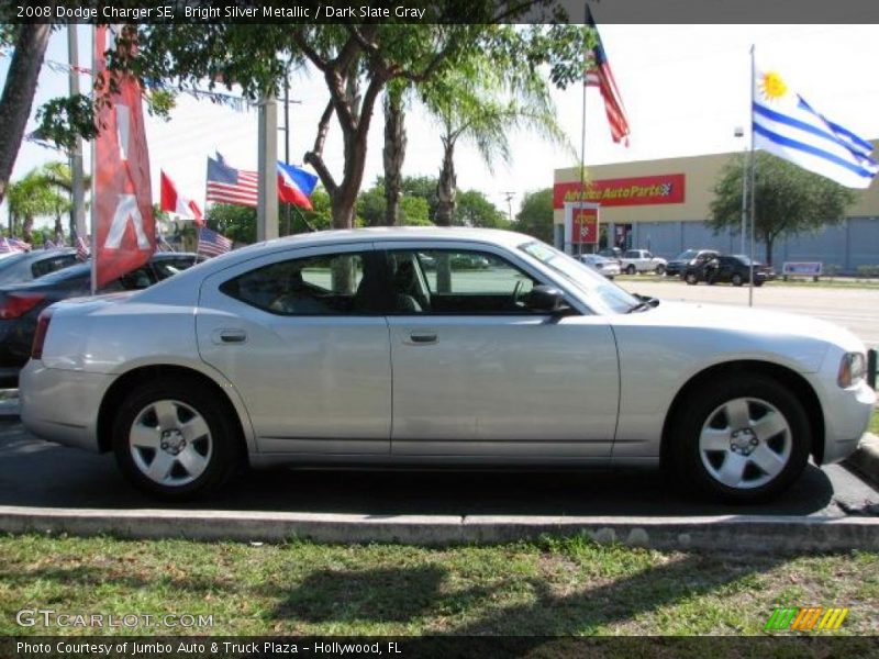 Bright Silver Metallic / Dark Slate Gray 2008 Dodge Charger SE