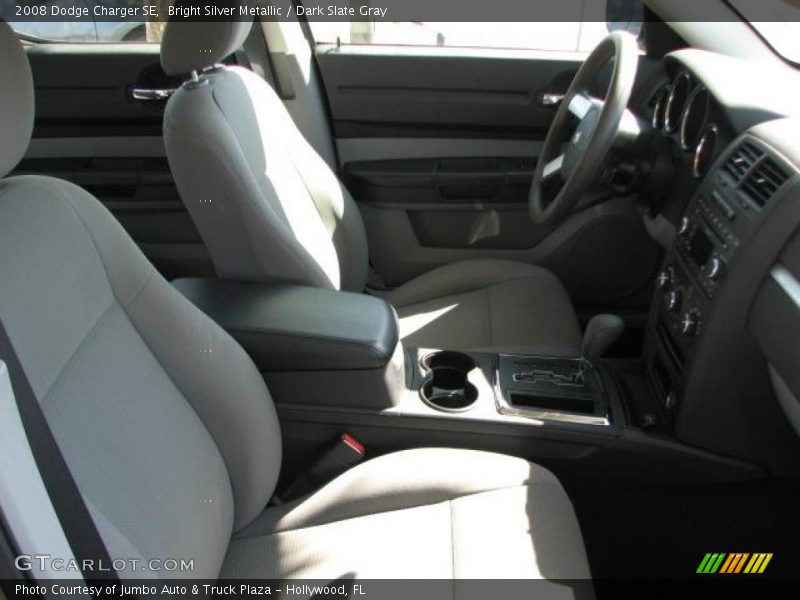 Bright Silver Metallic / Dark Slate Gray 2008 Dodge Charger SE