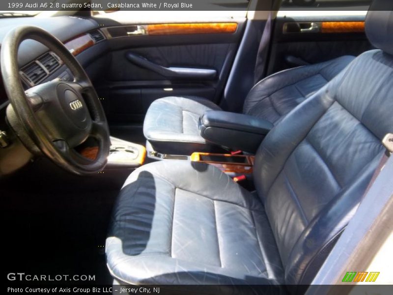  1999 A6 2.8 quattro Sedan Royal Blue Interior