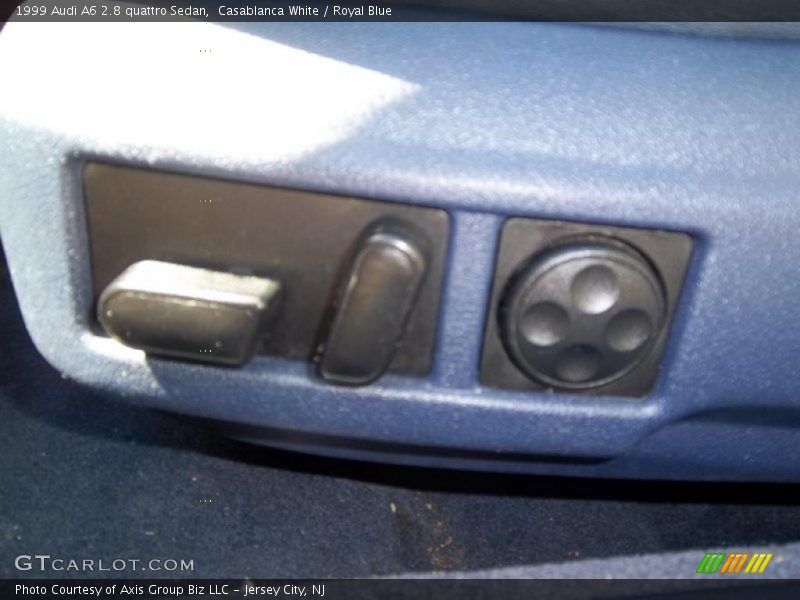 Casablanca White / Royal Blue 1999 Audi A6 2.8 quattro Sedan