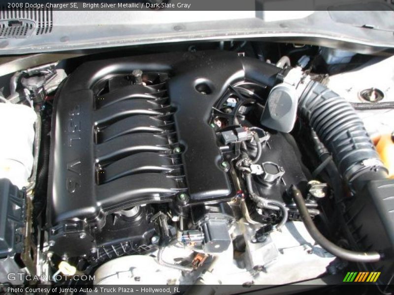Bright Silver Metallic / Dark Slate Gray 2008 Dodge Charger SE