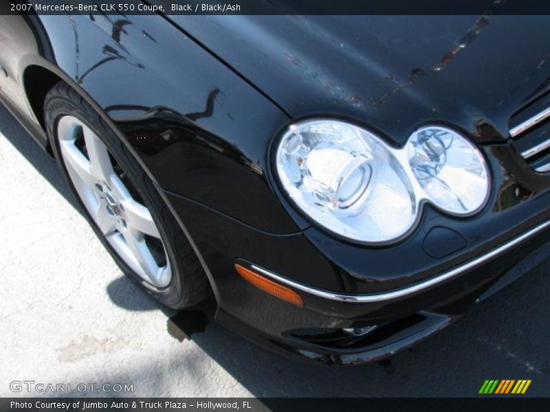 Black / Black/Ash 2007 Mercedes-Benz CLK 550 Coupe