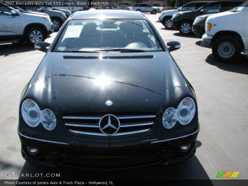 Black / Black/Ash 2007 Mercedes-Benz CLK 550 Coupe