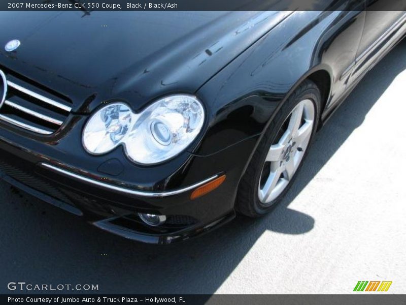 Black / Black/Ash 2007 Mercedes-Benz CLK 550 Coupe