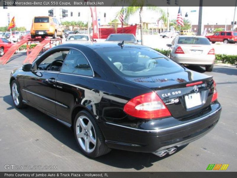 Black / Black/Ash 2007 Mercedes-Benz CLK 550 Coupe