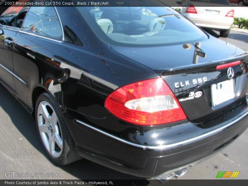 Black / Black/Ash 2007 Mercedes-Benz CLK 550 Coupe