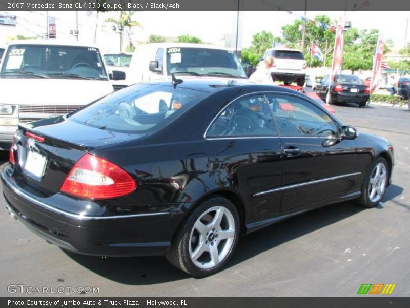 Black / Black/Ash 2007 Mercedes-Benz CLK 550 Coupe
