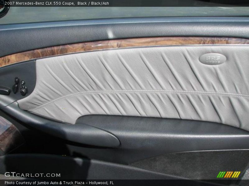 Black / Black/Ash 2007 Mercedes-Benz CLK 550 Coupe