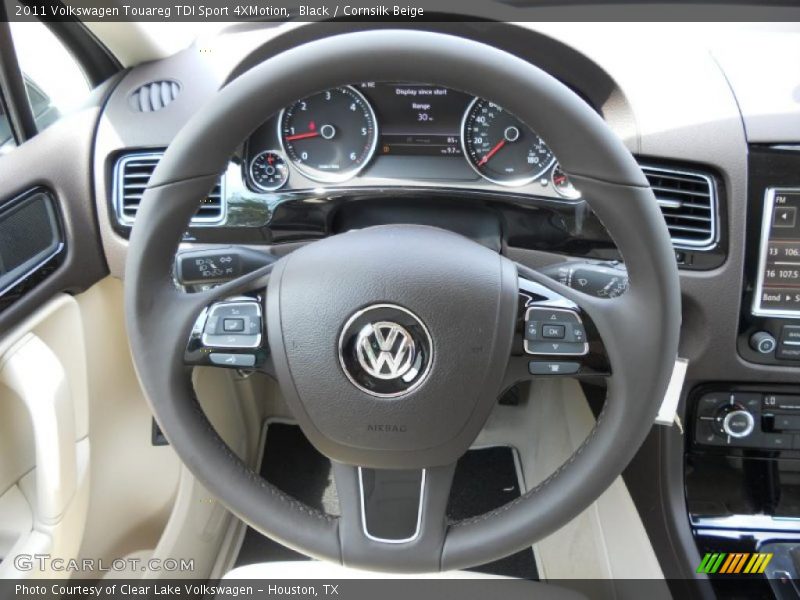  2011 Touareg TDI Sport 4XMotion Steering Wheel