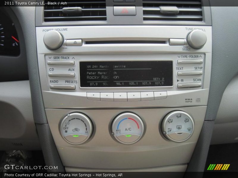 Black / Ash 2011 Toyota Camry LE