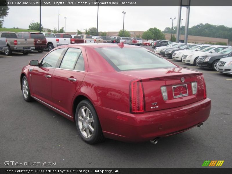 Crystal Red Tintcoat / Cashmere/Dark Cashmere 2011 Cadillac STS V6 Sport