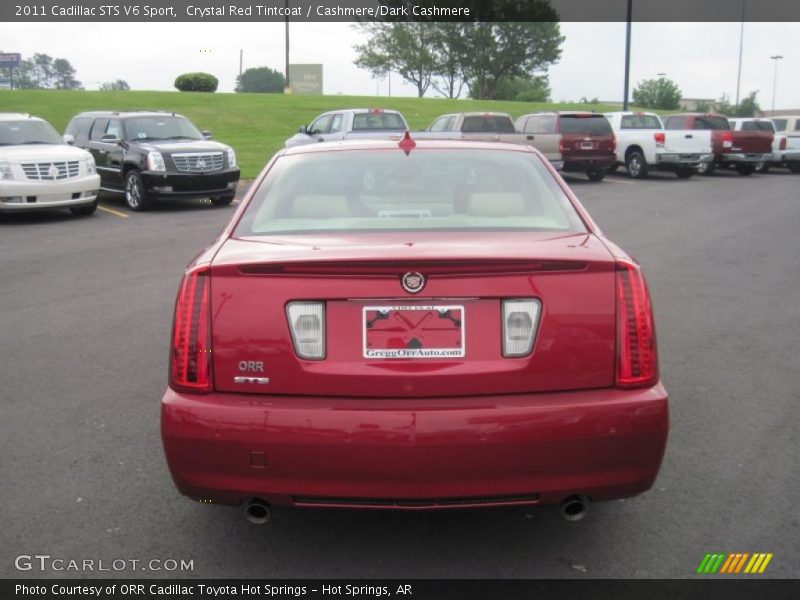 Crystal Red Tintcoat / Cashmere/Dark Cashmere 2011 Cadillac STS V6 Sport