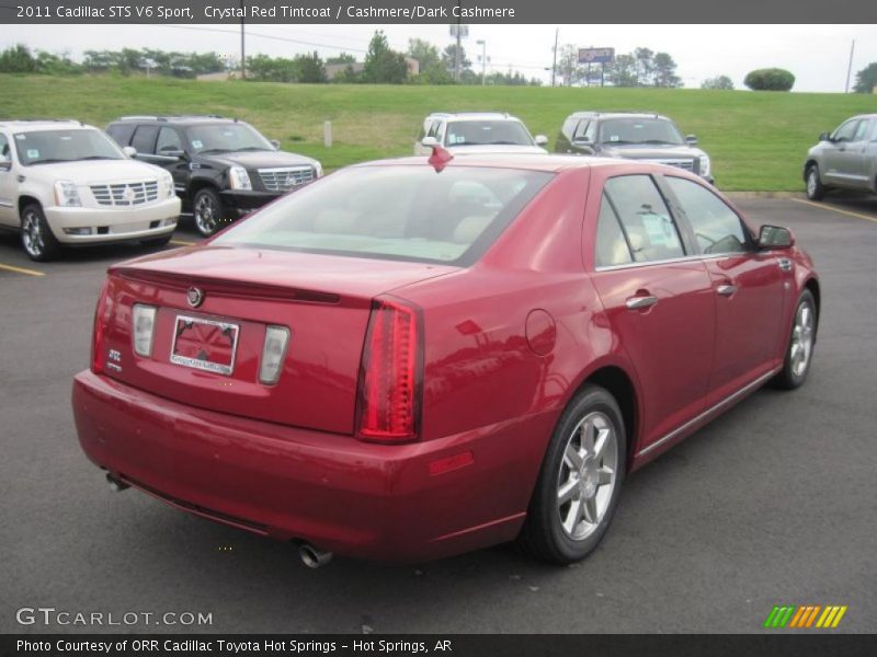Crystal Red Tintcoat / Cashmere/Dark Cashmere 2011 Cadillac STS V6 Sport