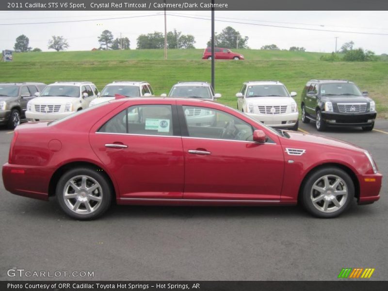 Crystal Red Tintcoat / Cashmere/Dark Cashmere 2011 Cadillac STS V6 Sport