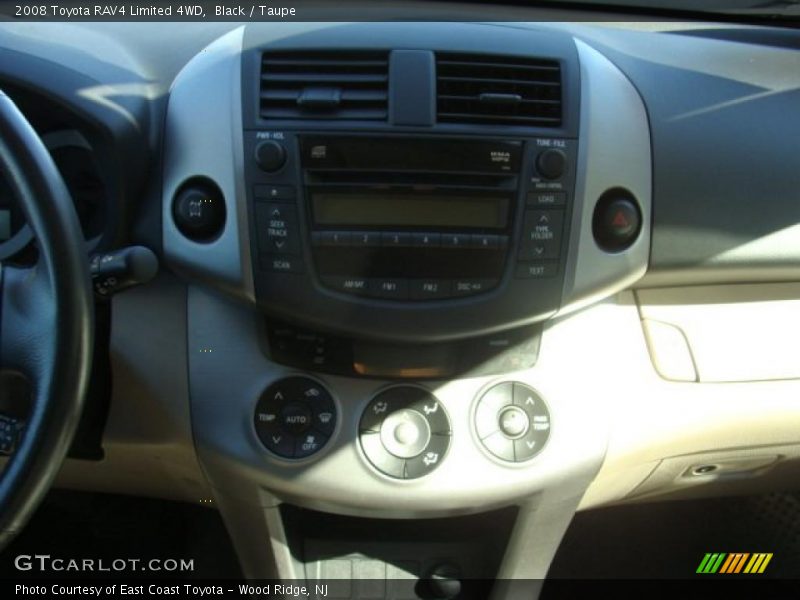 Black / Taupe 2008 Toyota RAV4 Limited 4WD