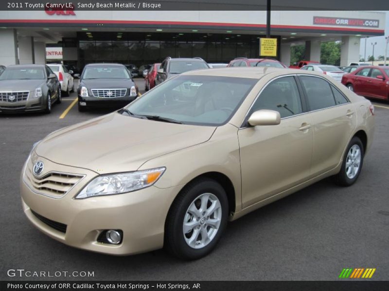 Sandy Beach Metallic / Bisque 2011 Toyota Camry LE