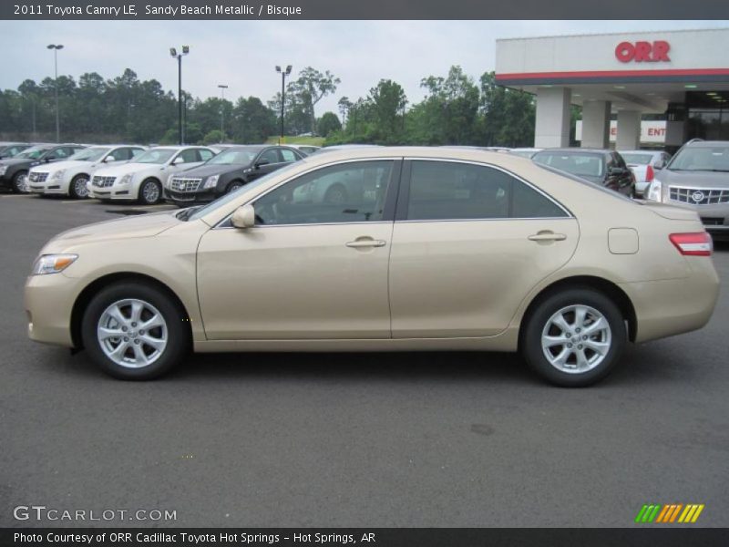 Sandy Beach Metallic / Bisque 2011 Toyota Camry LE