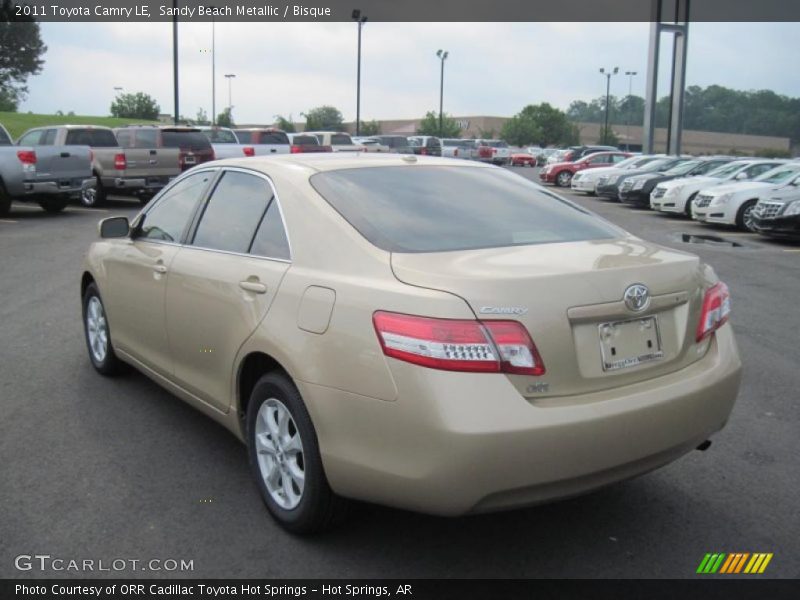 Sandy Beach Metallic / Bisque 2011 Toyota Camry LE