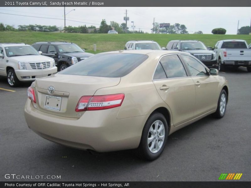Sandy Beach Metallic / Bisque 2011 Toyota Camry LE